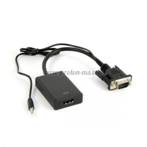 VGA към HDMI 1080P HD Audio TV AV HDTV видео кабел - конвертор, адаптер