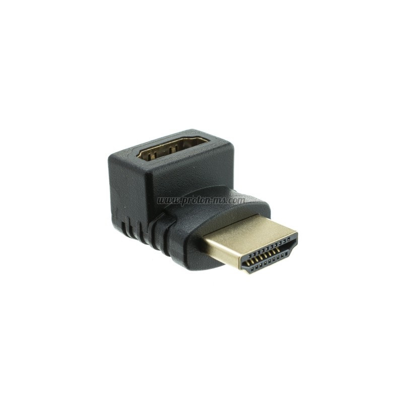 Букса HDMI мъжка към DMI женска букса FG02 ъглов преход