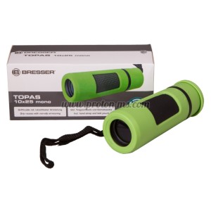 Монокъл Bresser Topas 10x25, зелен