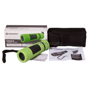 Монокъл Bresser Topas 10x25, зелен
