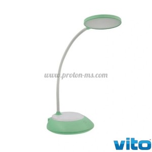 ПРЕЗАРЕЖДАЕМА LED НАСТОЛНА ЛАМПА, 6W, 3000K, 4000К, 6400K, ЗЕЛЕНА, БЯЛ