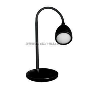 LED НАСТОЛНА ЛАМПА MACAU 4W/8LED 230V 4000K 220LM LIGHTEX, ЧЕРНА, БЯЛА
