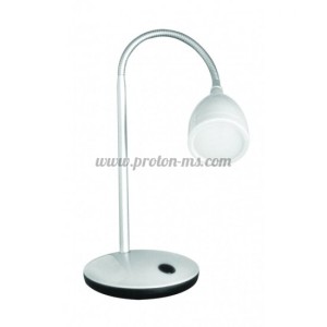 LED НАСТОЛНА ЛАМПА MACAU 4W/8LED 230V 4000K 220LM LIGHTEX, ЧЕРНА, БЯЛА