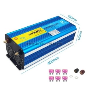 ТРАНСФЕРТЕР ИНВЕРТОР ЧИСТА СИНУСОИДА 4000W 12V/230V LVYUAN F-4000P/2SH USB С ДИСПЛЕЙ И ДИСТАНЦИОННО
