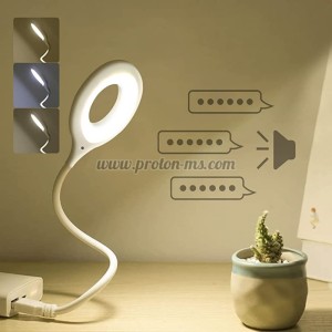 ЮСБ ЛАМПА С ГЛАСОВ КОНТРОЛ, USB SMART VOICE CONTROL LED NIGHT LAMP
