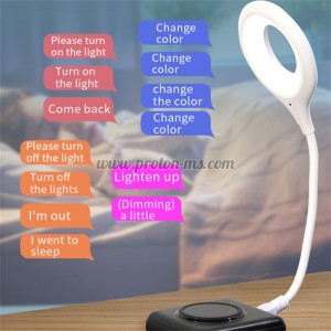 ЮСБ ЛАМПА С ГЛАСОВ КОНТРОЛ, USB SMART VOICE CONTROL LED NIGHT LAMP