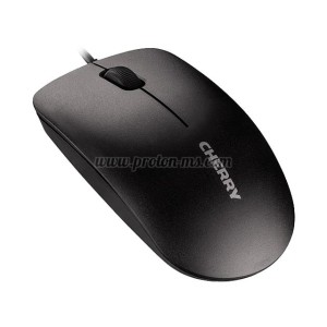 ЖИЧНА МИШКА CHERRY MC 1000, USB, ЧЕРЕН, БЯЛ