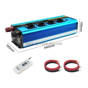 ТРАНСФЕРТЕР ИНВЕРТОР ЧИСТА СИНУСОИДА 4000W 24V/230V LVYUAN F-4000P/4SH USB С ДИСПЛЕЙ И ДИСТАНЦИОННО