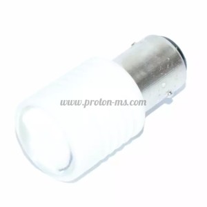 АВТОМОБИЛНА КРУШКА 12V-24V 6LED 5050 SMD WHITE BAY15D CERAMIC