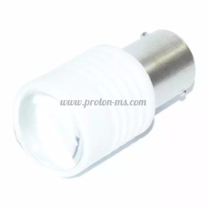 LED АВТОМОБИЛНА КРУШКА 12V-24V 6LED 5050 SMD WHITE BA15S CERAMIC