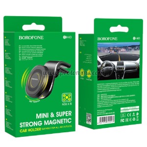 УНИВЕРСАЛНА СТОЙКА ЗА ТЕЛЕФОН BOROFONE BH40, МАГНИТ ЗА ВЕНТИЛАЦИЯ