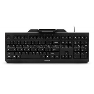 ЖИЧНА КЛАВИАТУРА CHERRY KC 1000 SC, ЧЕРНА, С ЧЕТЕЦ