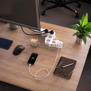 HAMA РАЗКЛОНИТЕЛ 5 ГНЕЗДА, USB-A 12 W, ГЪВКАВ, ПРЕВКЛЮЧВАТЕЛ, 1,4 М, Б