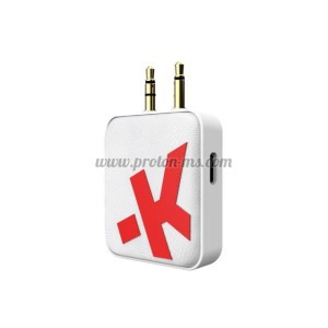 АУДИО АДАПТЕР SKROSS, 3.5 MM JACK КЪМ BLUETOOTH, БЯЛ