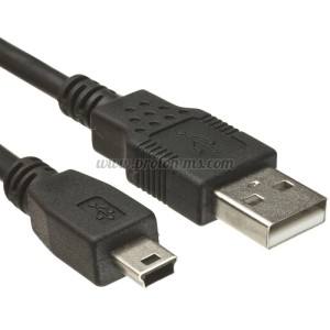 КАБЕЛ MINI USB, 1 М., КАБЕЛ USB КЪМ MINI USB/DKE2 1 M