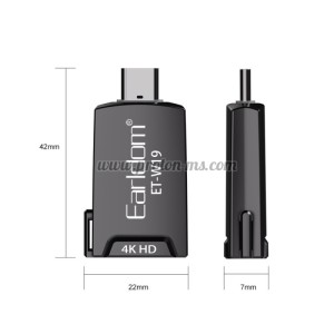 ПРЕХОДНИК EARLDOM ET-W19 HDMI (F) КЪМ TYPE-C