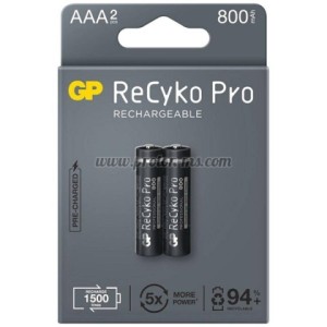 АКУМУЛАТОРНА БАТЕРИЯ GP R03 AAA 850MAH