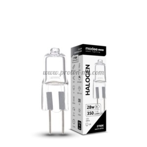 ЛАМПА 12V ХАЛОГЕННА 28W G4 MODEE