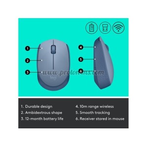 БЕЗЖИЧНА ОПТИЧНА МИШКА LOGITECH M171