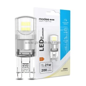 ЛАМПА 220V LED 1.9W G9 НЕУТРАЛНА СВЕТЛИНА MODEE