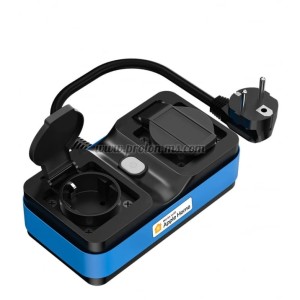 РАЗКЛОНИТЕЛ С КЛЮЧ-2 ГНЕЗДА ВЪНШЕН IP44 SMART WIFI MEROSS