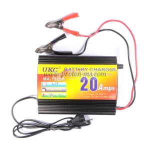 ЗАРЯДНО ЗА АКУМУЛАТОР, ИМПУЛСНО, АНАЛОГОВ, MA-1220A, 220VAC, 12VDC, 20