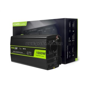 Инвертор GREEN CELL 24V/1000W  чиста синусоида