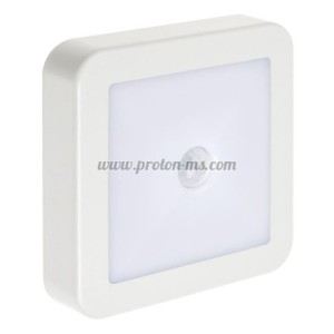 ЛАМПИЧКА КВАДРАТНА LED СЪС СЕНЗОР 8X8X1.8СМ