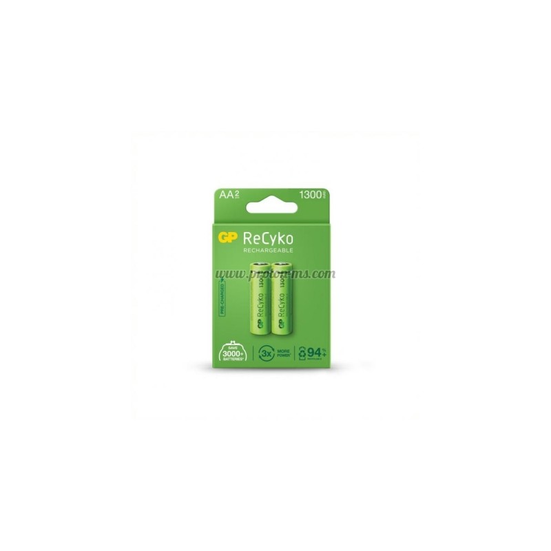 АКУМУЛАТОРНА БАТЕРИЯ R6 AA 130AAHC-EB2 1300MAH NIMH 2 БР. В ОПАКОВКА GP