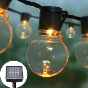 LED СВЕТЕЩ ГИРЛЯНД СЪС СОЛАРЕН ПАНЕЛ