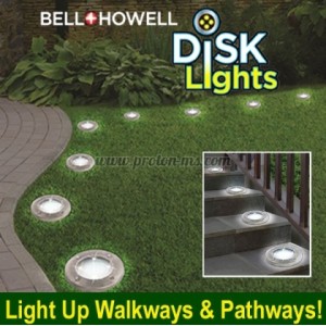 СОЛАРНИ LED ДИСКОВИ СВЕТЛИНИ SOLAR MULTICOLOR DISK LIGHTS