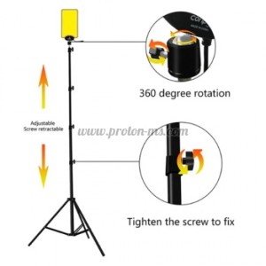 LED COB ПАНЕЛ С ТЕЛЕСКОПИЧНА СТОЙКА 12V 500W