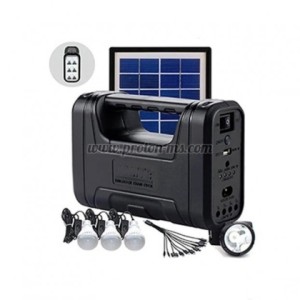 КОМПЛЕКТ LED ДИОДНИ ЛАМПИ И ЧЕЛНИК СЪС СОЛАРЕН ПАНЕЛ И АКУМУЛАТОР GD LITE GD-8007