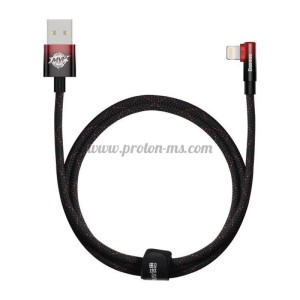 КАБЕЛ ЗА ДАННИ BASEUS MVP 2 ELBOW, LIGHTNING, 1.0M, ЧЕРЕН