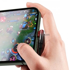 КАБЕЛ ЗА ДАННИ BASEUS MVP 2 ELBOW, LIGHTNING, 1.0M, ЧЕРЕН
