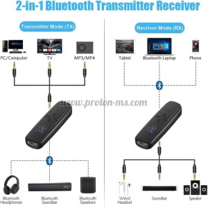 БЛУТУТ ПРИЕМНИК ПРЕДАВАТЕЛ 5.2 M-27 USB-C