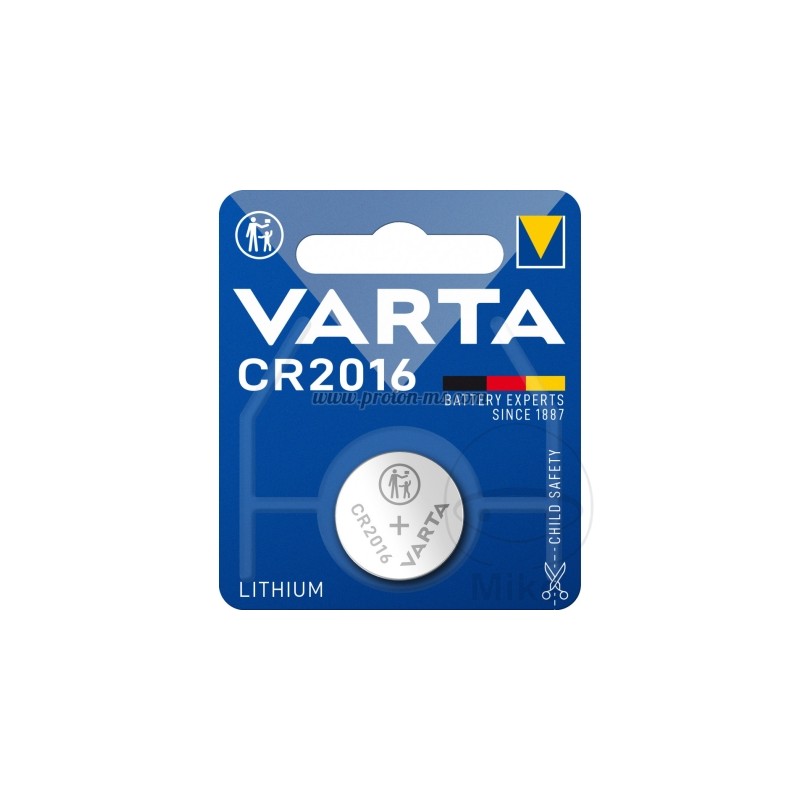 БАТЕРИЯ CR 2016 VARTA