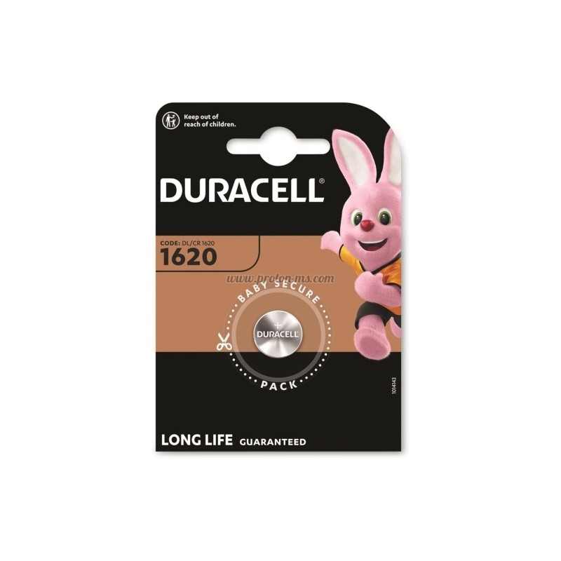 БУТОННА БАТЕРИЯ DURACELL CR-1620