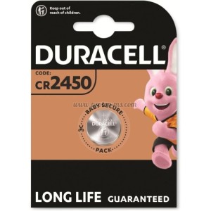 БУТОННА БАТЕРИЯ ЛИТИЕВА DURACELL CR2450