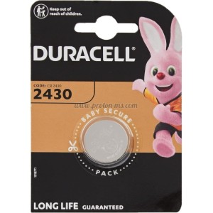 БУТОННА БАТЕРИЯ ЛИТИЕВА DURACELL CR2430