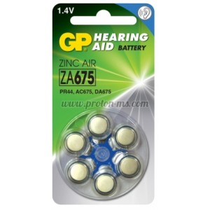 БАТЕРИЯ GP ZA675-D6