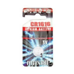 БУТОННА ЛИТИЕВА БАТЕРИЯ MAXELL CR-1616 3V