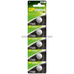 БАТЕРИЯ ЛИТИЕВА CR 1632 3V GP BATTERIES