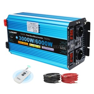 ТРАНСВЕРТЕР ИНВЕРТОР ЧИСТА СИНУСОИДА 3000W 12V/230V LVYUAN F-3000P/2SH