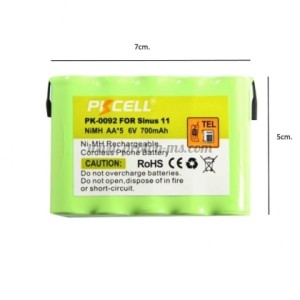 БАТЕРИЯ АКУМУЛАТОРНА 6V/700MAH AA ПАКЕТ