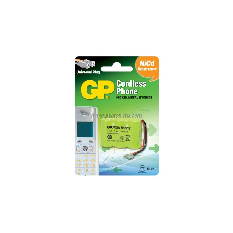 Батерия за телефон GP 3* 1/2АA 3.6V NiMH 300mAh GPT157