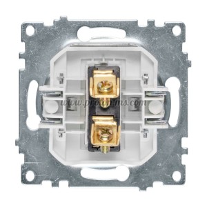 Ключ за бойлер DeTech DE-9223-AC, 20A, 250V, За вграждане, IP20, Бял, 