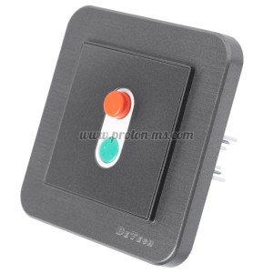 Ключ за бойлер DeTech DE-9223-AC, 20A, 250V, За вграждане, IP20, Бял, 