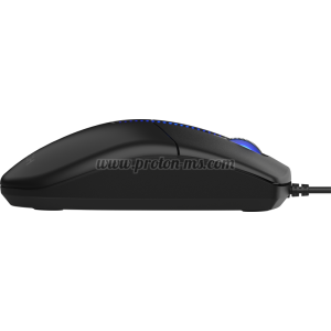 A4tech Illuminate N530S Жична безшумна мишкa черна