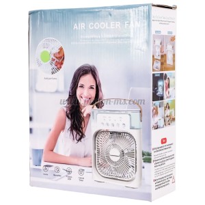 Мини охладител за въздух Air Cooler Fan с овлажняване, 3 скорости и ароматизираща функция